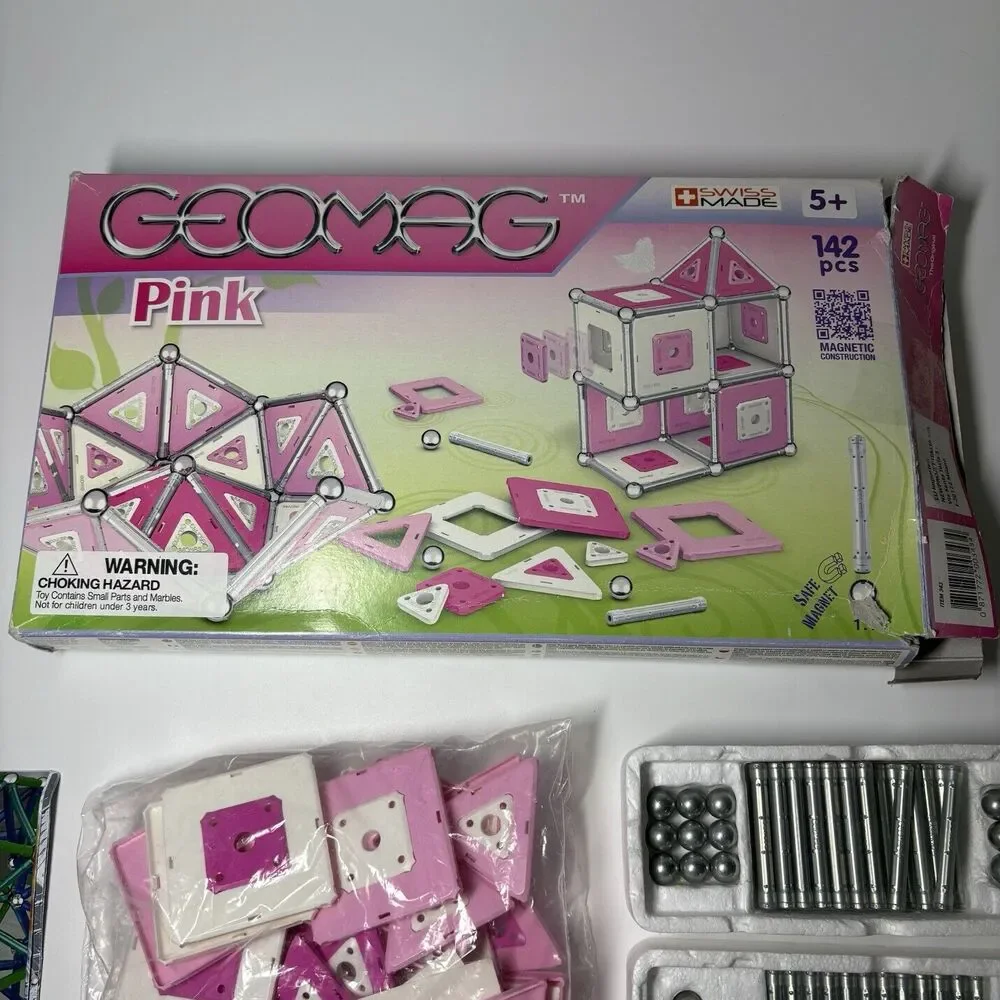 Swiss Made Geomag Magnetic Pink *rare*